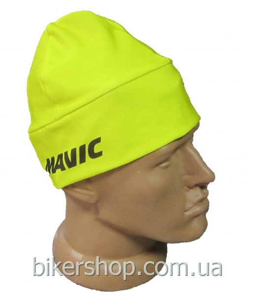 Шапка Mavic Super Roubaix желтая без шнурка